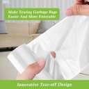 200 Counts 2 Gallon (1.8-2 Gal) Small Trash Bags Garbage Bags by RayPard, fit 1.6,1.8,2,2.2 Gal Waste Basket, 6.5-7 Liter Strong Trash Can Liners for Home Office Kitchen Bathroom Bedroom, Clear