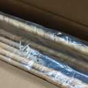 36 x 20 x 18.5 Inch Rolling Wicker Storage Basket with Lid and Locking Wheels, Water Hyacinth Storage Trunk, Heavy Duty Metal Frame Woven Blanket for Seasonal Clothes Laundry Room, Bedroom