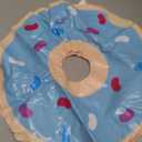 Pandecor 50 Pcs Donut 7 Inch Disposable Paper Dessert Plates for Donut Birthday Party Decoration (donut)