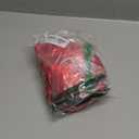 Ekouaer Men Satin Silk Pajamas  Piece Button Down Sleepwear Long Pants Loungewear with Pockets Red Thin Stripe X-Large