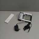 La Crosse Technology 616-12667-INT Silver Atomic Projection Alarm Clock with Temperature