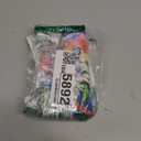 Case for iPhone 16 Pro Max with RFID Blocking,Colorful Rainbow Paint Wolf Roses Leather Flip Phone Case Wallet Cover with Card Slot Holder Kickstand for Apple iPhone 16 Pro Max