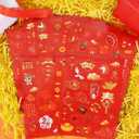 27 Sheets Chinese New Year Stickers Lunar New Year Stickers Year of The Horse 2026 Self Adhesive Stickers Spring Festival Decals Stickers for Happy Chinese New Year Decorations Party Supplies