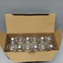 TJOY ST58 Vintage LED Edison Bulbs, Dimmable, 2200K Amber, 12 Pack, 8W