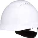 3M Hard Hat SecureFit H-700 Series Cap Style Safety Helmet with Uvicator Sensor, 4-Point Pressure Diffusion Ratchet Suspension (1 Count (Pack of 1))
