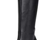 Vepose Knee High Boots for Women with Kitten Low Heel, Tall Fashion Square Toe Long Dressy Boots, Casual Comfort Botas Trendy para Mujer (8, Black-9528-kitten)