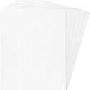8.5x11 Linen Cardstock Textured Paper White, Goefun 100lb Heavy Duty Linen Letter Paper, Thick Card Stock White Printable for Invitations, Resume, Letter, Cardmaking, 100 Pack