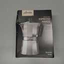 Primula Classic Stovetop Espresso and Coffee Maker, Moka Pot for Italian and Cuban Caf Brewing, Greca Coffee Maker, Cafeteras, 6 Espresso Cups, Silver