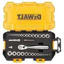 DEWALT DWMT73804 1/4" and 3/8" Drive Socket Set (34-Piece)