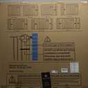 Cumbor 29.7-57" Extra Wide Baby Gate for Stairs, Mom's Choice Awards Winner-Dog Gate for Doorways, Pressure Mounted Walk Through Safety Child Gate for Kids Toddler, Tall Pet Puppy Fence Gate, Black