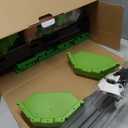 Remote Control Foosball Table Game, Mini Soccer Board Games with 3 Balls & 4 Remote Controllers, Football Tabletop Games Toy for Kids and Adults 3 4 5 6 7 8-12+Years Old - Gift for Boys Girls