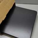 Vaunn Medical Adjustable Overbed Bedside Table with Wheels (Hospital and Home Use) (Black)