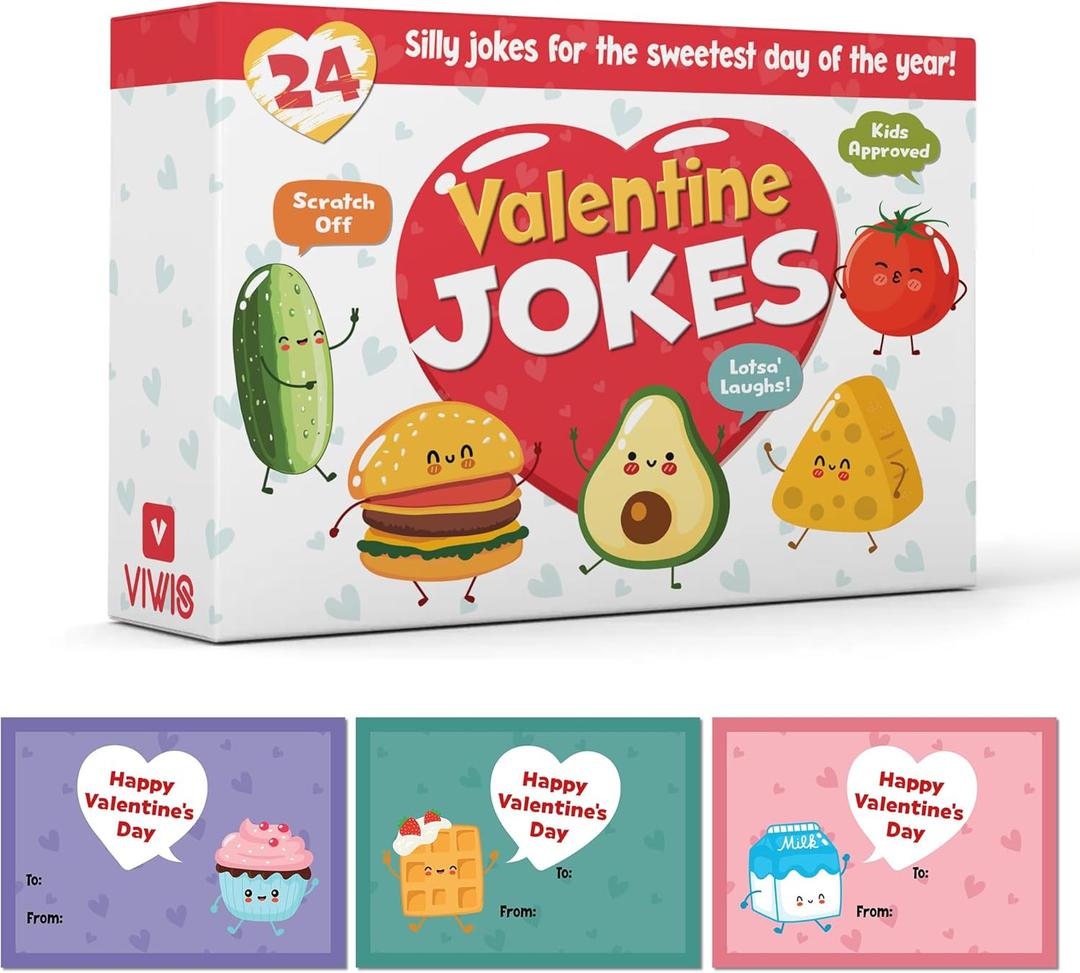 Valentines Day Cards for Kids School, Valentines Day Gifts for Kids Classroom - Valentines Cards for Kids Classroom, Kids Valentines Day Gifts for School - Class Valentines Gifts for Kids, Boys, Girls