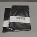 2 x Blank Journal Notebook for Women & Men, 192 Pages College Blank Notebook for Writing Note Taking Work, 100 GSM Thick Paper Hardcover Leather Leather Sketchbook - Medium 8" x 5.7" (Dotted, Black)