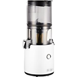 Omega Juicer Easy Clean Slow Masticating Cold Press Vegetable and Fruit Juice Extractor Effortless Series for Batch Juicing with Extra Large Hopper for No-Prep, 68-Ounce Capacity, 150-Watts, White (Black)