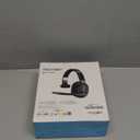 TECKNET Trucker Bluetooth Headset, AI Noise Canceling 70h Wireless Headphones Bluetooth with Microphone & Dongle, ENC Headset with Mute for PC Phone Laptop Office Home, All Day Comfort (Single Over-ear)