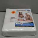 Utopia Bedding Zippered Mattress Encasement King, 100% Waterproof Bed Bug and Dust Mite Proof Mattress Protector, Absorbent Six-Sided Mattress Cover White