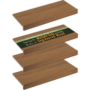 Wire Rack Covers for Shelves, Premium Engineered Wood Wire Shelf Covers for Pantry, Closet(4pcs, 32" W x 16" D)