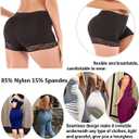 Women Butt Pads Fake Butt Lifter Shapewear Padded Panties Hip Enhancer Pads Body Shaper Tummy Control (Black, L)
