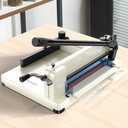 Amazon.com : Paper Cutter 12 Inch, Heavy Duty Paper Cutter for A4 Paper, Guillotine Paper Cutter 400 Sheet Capacity, Solid Steel Construction, Beige : Office Products