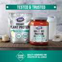 NOW Foods Sports Nutrition, Organic Pumpkin Seed Protein Powder With 10g of Protein, Certified Non-GMO, Unflavored, 1-Pound (EXP 04/29/26)