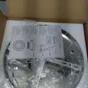 LEONTYNE 12 Inch Mini Chandelier LED Crystal Ceiling Light 2 Layers Flush Mount Ceiling Light Modern Chandeliers Lighting for Bedroom Hallway Staircase Kitchen Bathroom (6000K Cool White)