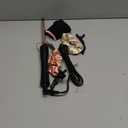 Thin Curling Iron, 3/8 Inch Small Curling Iron Wand for Short & Long Hair, Small Ceramic Barrel with 2 Temperature for Tight Curls, Include Heat Resistant Glove