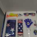 Soccer Fan Gear Set for 2026 World Tournament, Soccer Party Favors Kit with Flag,Scarf, Face Paint, Clapper, Horn&Glasses,Supporter Accessories for Game Day, Sports Event, Gift