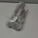 2.5 inch Inlet Curved Exhaust Tip, 2.5" Outlet 9" Overall Length Stainless Steel Turn Down Exhaust Tail Pipe, Bolt-On,Sleek Angle Cut, Polished Tailpipe, Silvery