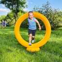 Inflatable Jump Ring for Boys Jump Sonic Rings for Boys and Girls Kids Toys Sonic Brithday Party Decorations