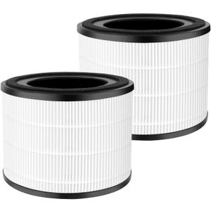 ATXKXE 2 Pack AP-S0610L Air Filter Replacement Fit for Mooka AP-S0610L Air Purifier, 3-in-1 True Filter