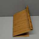 Sofia + Sam Bamboo Tablet Holder and Stand - Natural Wood - E-Readers, Smartphones - Kitchen Tabletop Organizer - Portable Stand for Books, Cookbooks, and Devices