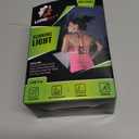 LUMEFIT Running Lights for Runners with Yellow Reflective Vest, Adjustable Beam Night Safety LED Chest Light Run, Dog Walking, and Jogging Gear, Rechargeable Headlamp Flashlight (Green - JR-0901)