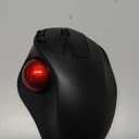 SABLUTE MAM2 Wireless Trackball Mouse, Rechargeable Ergonomic Mouse with Thumb Control for 3 Devices (Bluetooth and USB), 5-Level DPI, Silent Click, Compatible PC Laptop Mac iPad, Easy Clean