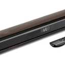 OFFSIR 100W 2.1CH 31.8" Sound bar for Smart TV with HDMI ARC/Bluetooth 5.0 | Optical/coaxial/AUX inputs, DSP 3 EQ, adjustable bass. LED display, wood grain, wall mountable. Room-filling sound