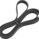 V-Ribbed Serpentine Belt No.38920RCAA03 - Car Alternator Power Water Pump Belt - for Honda Accord EX, LX 3.0L V6 - Gas 2003-2006 Rubber Black - 1 Pack