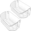 2 PACK Upgraded 240356402 Refrigerator Door Bin Replacement for Frigi.daire Refrigerator Door Shelf Parts LFSS2612TF0 LFSS2612TE0 FFSS2615TE0 Door Shelf Shelves By AMI PARTS (Length 15.38")