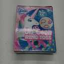 Unicorn Ring Toss Pool Toys - Inflatable Unicorn Party Decorations with Unicorn Base and 4 Toss Rings Summer Pool Float Party Decor - for Kids 3 Years Old and Up