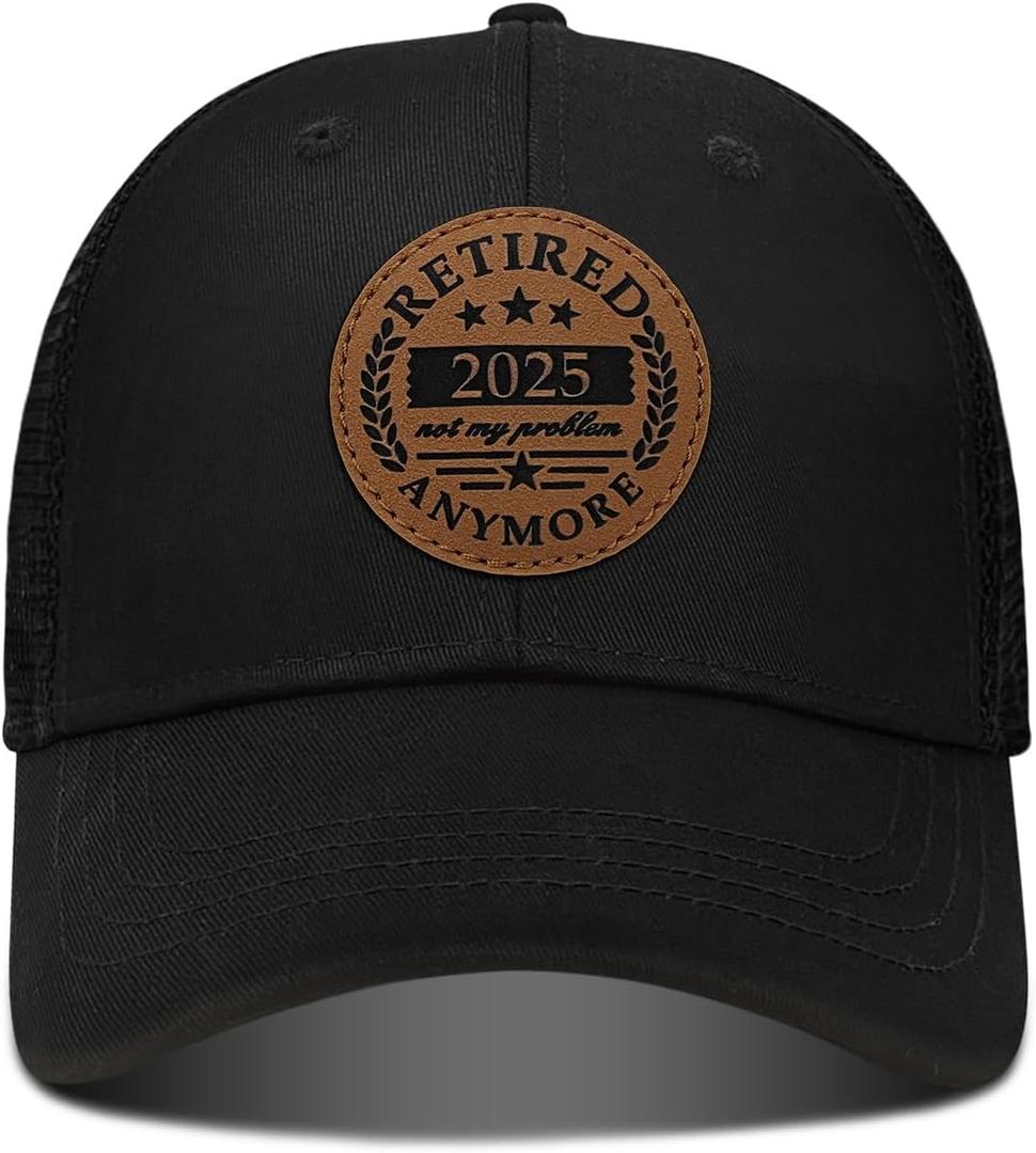 Retirement Gifts for Women 2025, Funny Retirement Gifts for men, Retired Hats for Women, Retired Not My Problem Anymore
