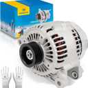 Ezexpreze 11191 New Alternator Replacement For 2006-2012 Kia Hyundai 3.3 3.8L,06-11 Azera,06-10 Santa Fe Sonata, 07-10 Entourage Veracruz, 07-09 Kia Sorento, 06-09 Sedona, 10-11 Borrego, V6