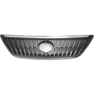 X AUTOHAUX Front Upper Hood Bumper Grille Grill for Lexus RX 330 VIN Starts with J No.5310148071 Front Bumper Kidney Grille Grill Chrome Silver Tone Black