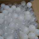 STARBOLO Ball Pit Balls for Kids- 100 Pcs Crush Proof Plastic Toy Balls for Toddler Ball Pits, Blue Balls for Ball Pits Play Tent, Baby Pool Water Toys, Party Decoration, Photo Props