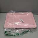 6 Pack Pink Plastic Serving Trays for Party, 9 x 13 Inch - Heavy Duty Plastic Trays for Food - Rectangular Party Serving Trays and Platters - Pink Disposable Trays