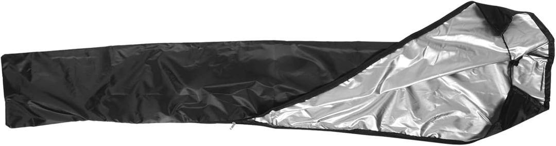 Patio Parasol Cover with Zipper Design Durable Umbrella Protector for Outdoor Use Lightweight and Easy to Install for Sun Protection and Bad Weather