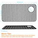 Sink Protectors for 12, 13, 16, 18, 19, 24, 26, 28, 29 Inch Kitchen Sink, Silicone Sink Mat, Steel Sink Bottom Grid (Black), Size: 28.6"x 14.5"