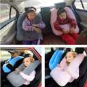 FHSGGP Travel Pillow Car Pillow Kid Car Sleeping The Sleeping Aid for Adults and Kids on Road Trips Kids Travel Pillow Emerald Green