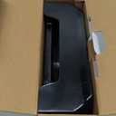 COMESOON Elevated Dog Bowls for Small Medium Dogs, 3 Height Adjustable Raised Stand with 2 Thick 6" Stainless Steel Food Bowls, Non-Slip Feeder Adjusts to 2.75", 6", 7.5", Black