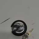 Puroma Keyed Padlock, Stainless Steel Discus Locker Lock Heavy Duty Locks with 3 Keys, Waterproof Gate Storage Unit Lock with Rubber Bumper for Warehouse, Gym Storage Locker, and Outdoors (1 Pack) (Large, Black)