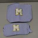 YOOLIFE Teacher Gifts for Women - Teacher Appreciation Gifts, Retirement Travel Gift for Teachers Travel Makeup Organizer Bag | Teachers Birthday Retirement Gift for Women 2026 | Blue M