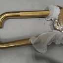 Shower Grab Bar, 2 Pack 24 Inch Gold Bathroom Grab Bar, 1.25" Diameter 304 Stainless Steel Anti-Slip Grab Bars for Bathtubs and Showers, Handicap Shower Grab Bar for Seniors Elderly